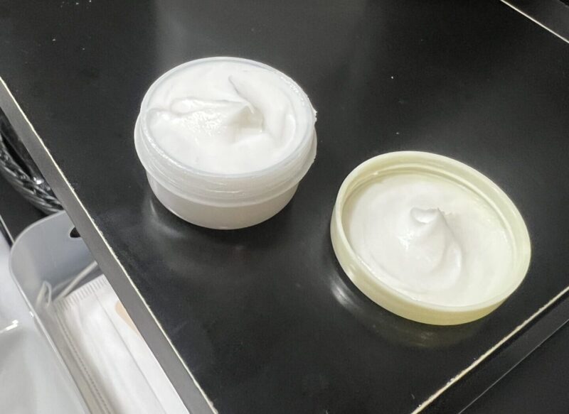 事前に塗布する麻酔クリーム